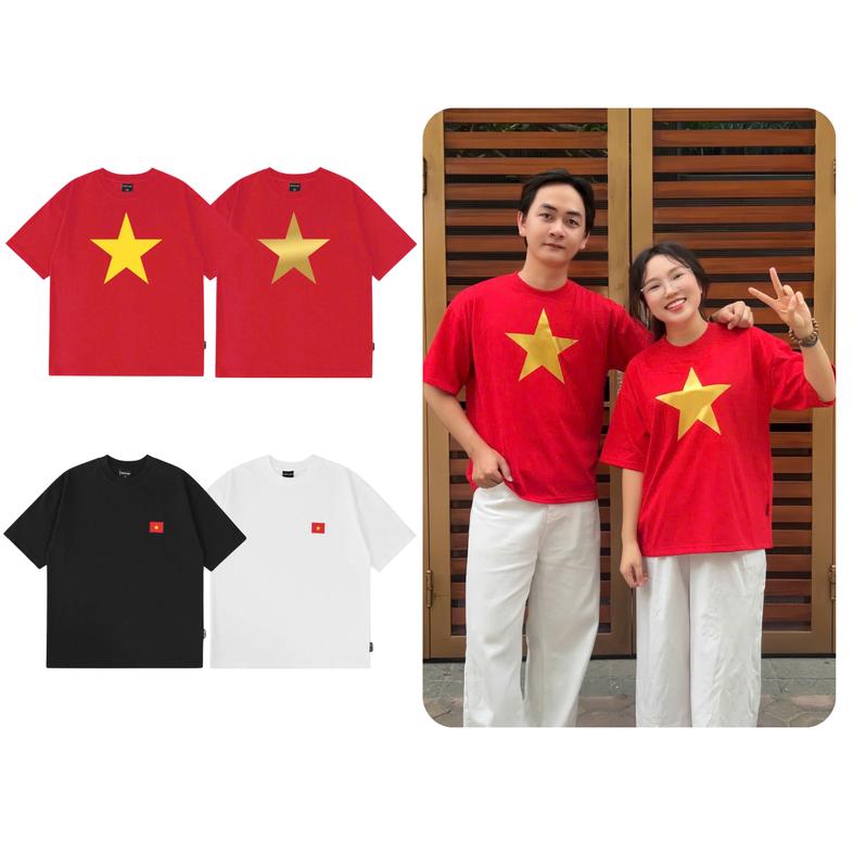 Áo thun cờ đỏ sao vàng Việt Nam ODIN CLUB Áo cờ tổ quốc Áo yêu nước chất liệu vải cotton co giãn 2 chiều