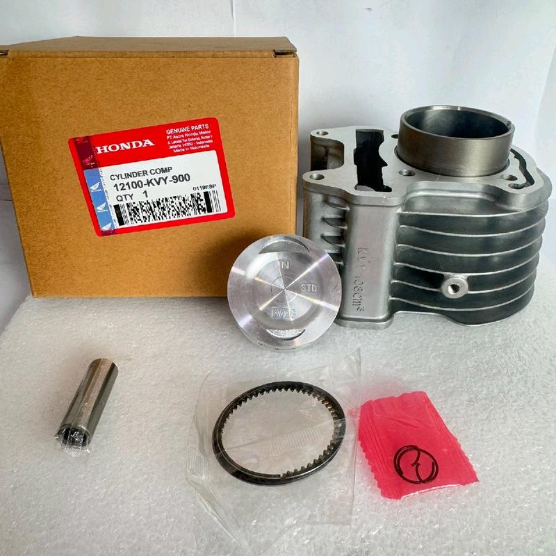 Blok Seher Cylider + Topset (KVY)  Buat Motor Beat Karbu, Spacy Karbu, dan Scoopy Karbu 3