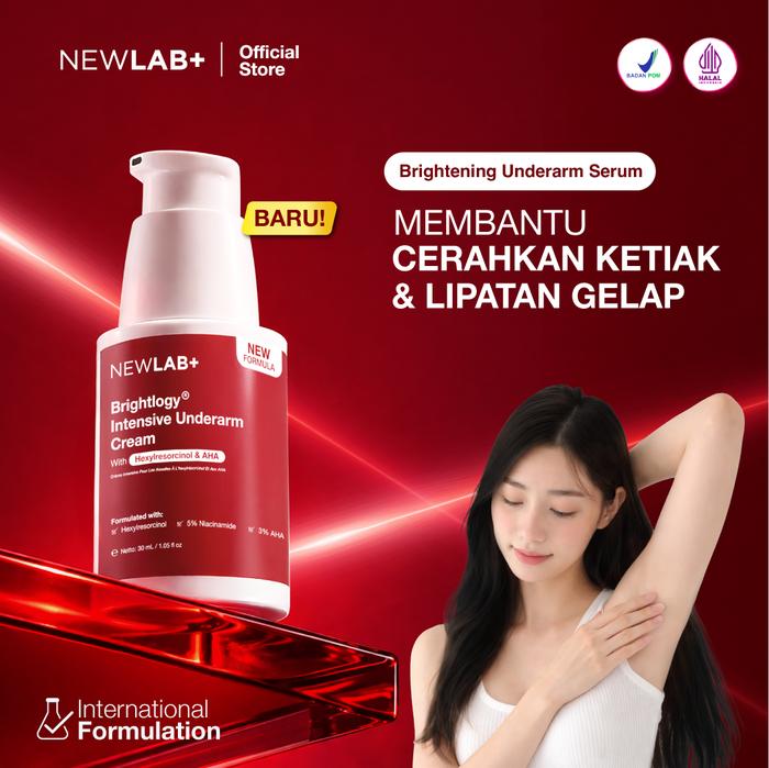 Promo Brightlogy Intensive Underarm Cream with Hexylresorcinol & AHA| Scrub Ketiak | Serum Ketiak |Cream Ketiak | Body Care untuk Memutihkan 30ml
