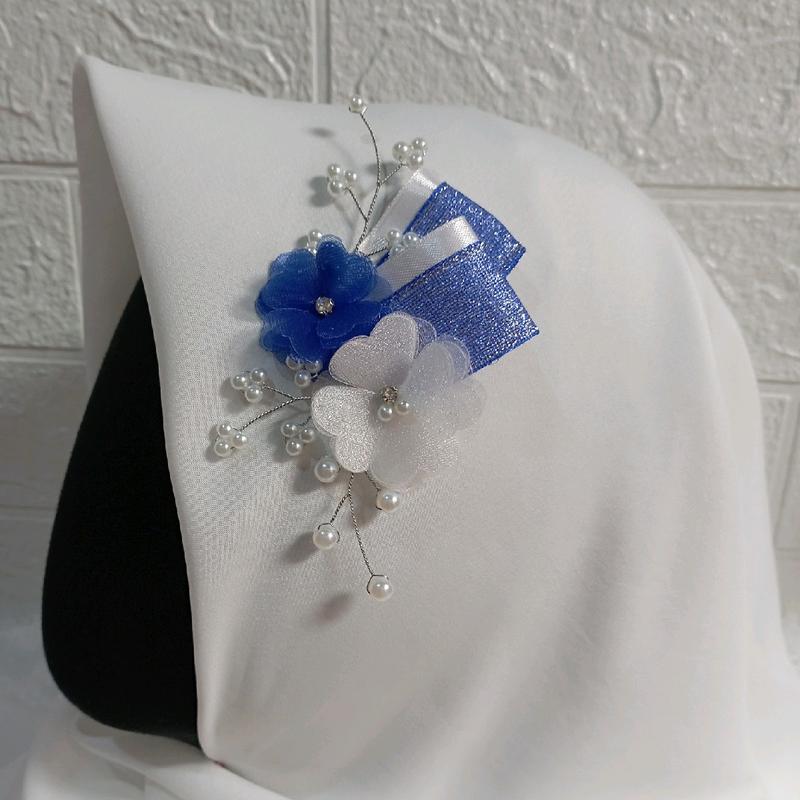 Headpiece Hairpiece Hairclip Aksesoris Hijab 3