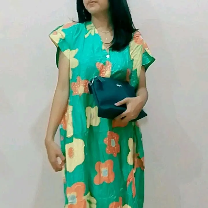 100RB DPT 4PCS PAKET HEMAR DASTER KIMONO VIRAL TERBARU Wanita Baju Panjang Dress Tidur Rayon Dewasa 4