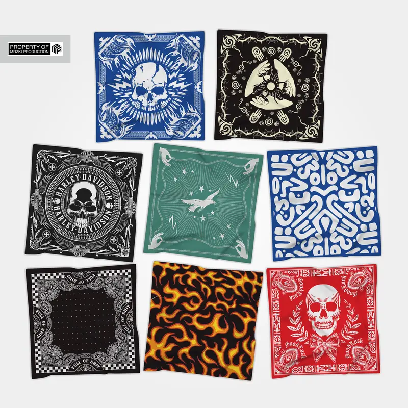 Slayer Scraf Bandana Motif Keren Viral Printing 0