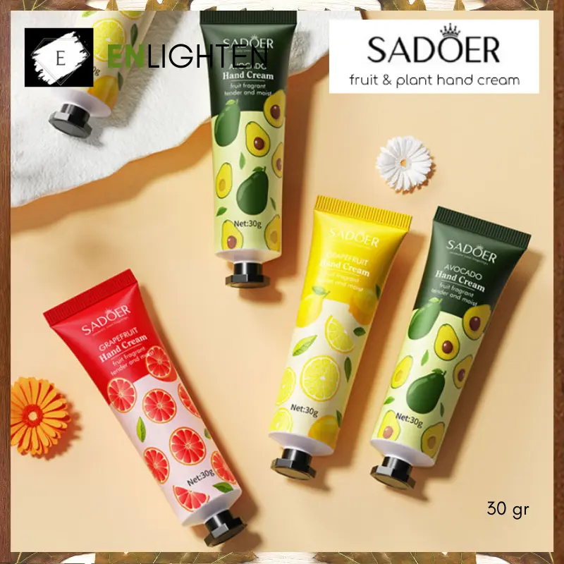 SADOER Hand Cream 30gr Moisturizing Soft Fruit Lotion Krim Pelembab Tangan SR007