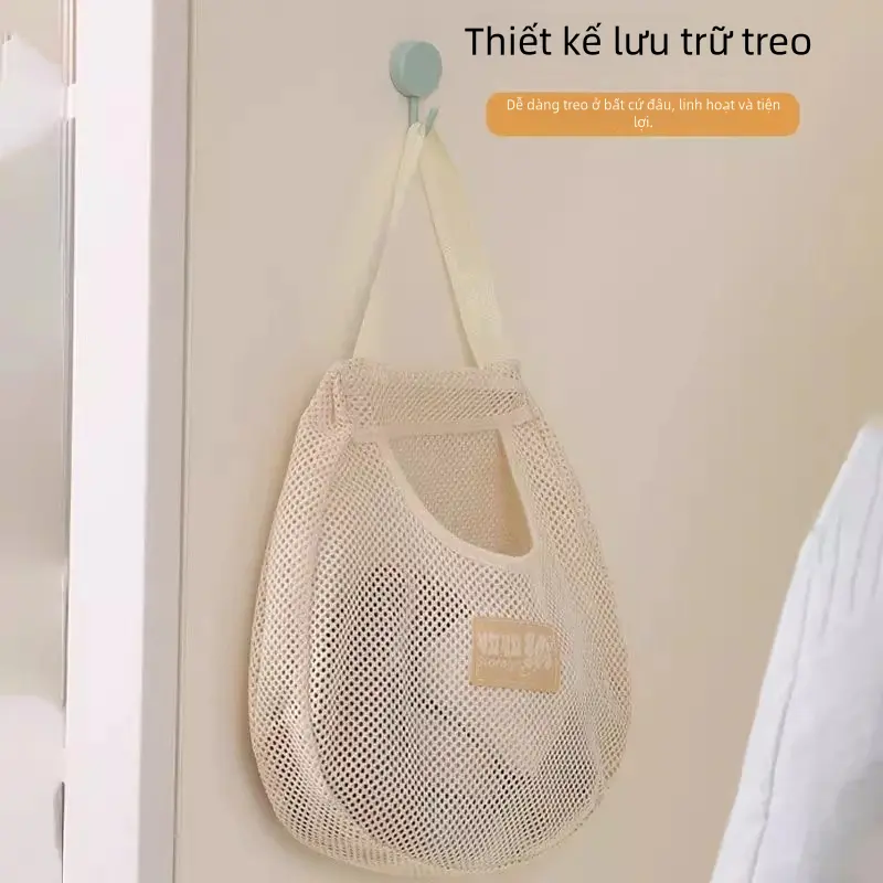 Túi Treo Lưu Trữ Thoáng Khí, Loại Gia Dụng, Túi Lưới Lưu Trữ, Dụng Cụ Hữu Ích Để Lưu Trữ, Treo Sau Cửa, Thích Hợp Cho Đồ Lót Và Tất, Treo Tủ Quần Áo, Hai Bộ 2