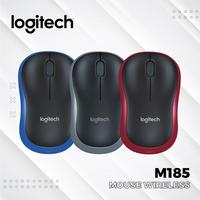 Gambar Logitech M185 - Wireless optical Value Ergonomic Design Mouse I M 185 - Black Edition  dari Duta Mandiri Infokom Kota Administrasi Jakarta Pusat 1 Tokopedia