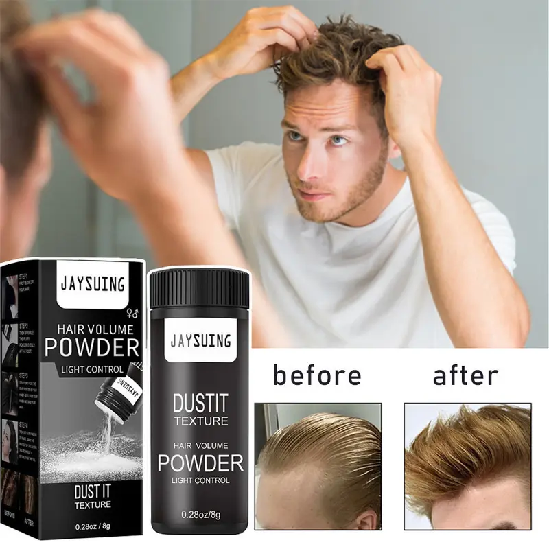 Jaysuing Hair Powder - Bubuk Bedak Rambut Fluffy untuk Menambah Volume dan Tidak Lengket 7