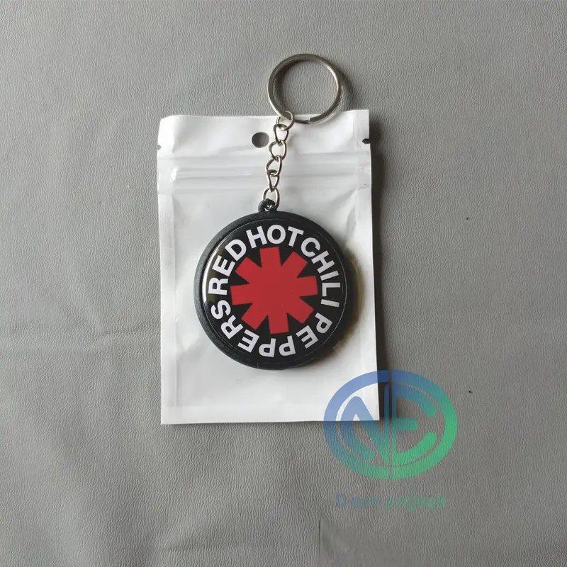 Ganci Gantungan Kunci Dua Sisi dengan Gambar Logo - Aksesoris Praktis 4
