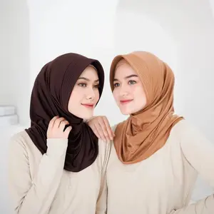 Jilbab volly instan sport size S hijab olahraga instan