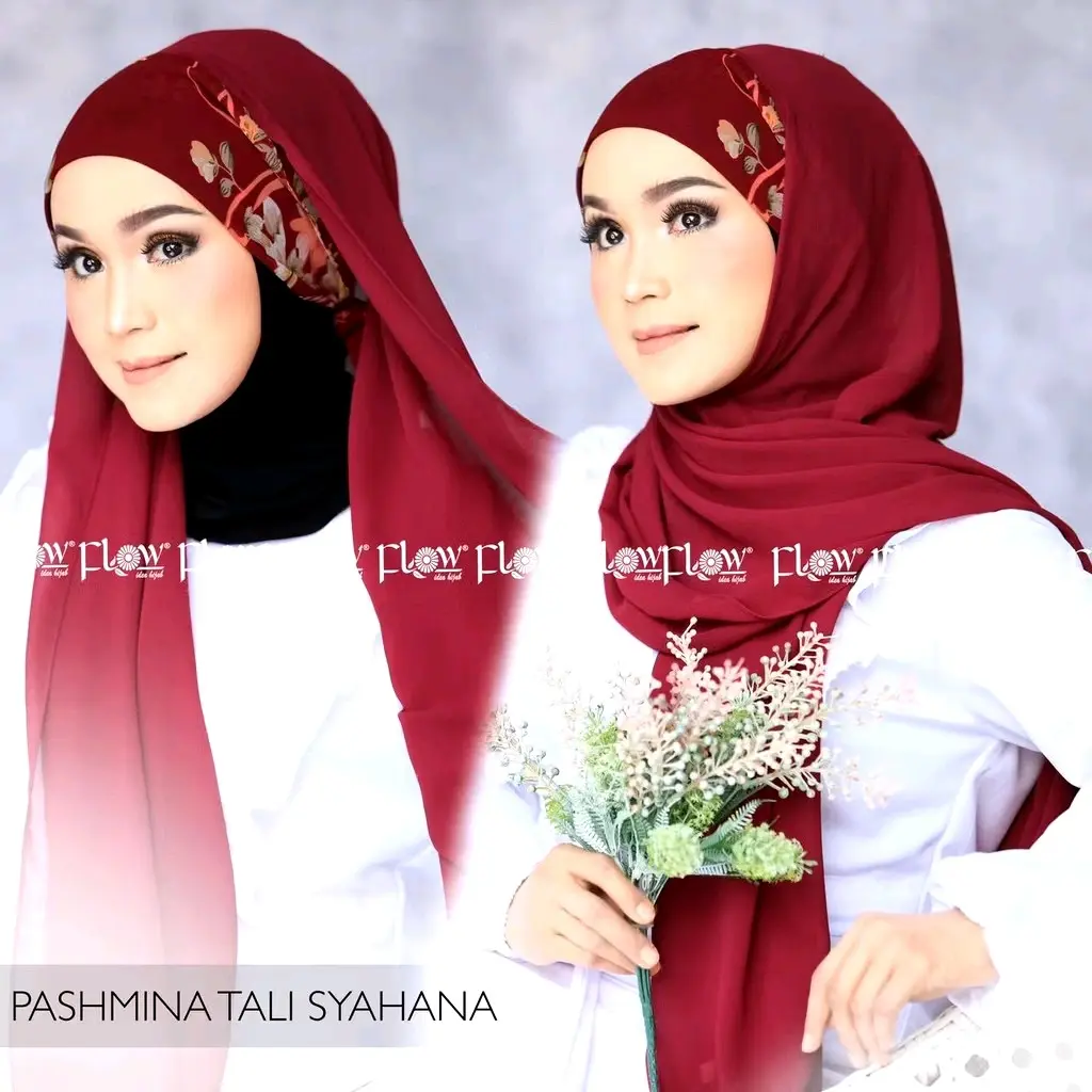 Jilbab Pashmina Tali Syahana By Flow