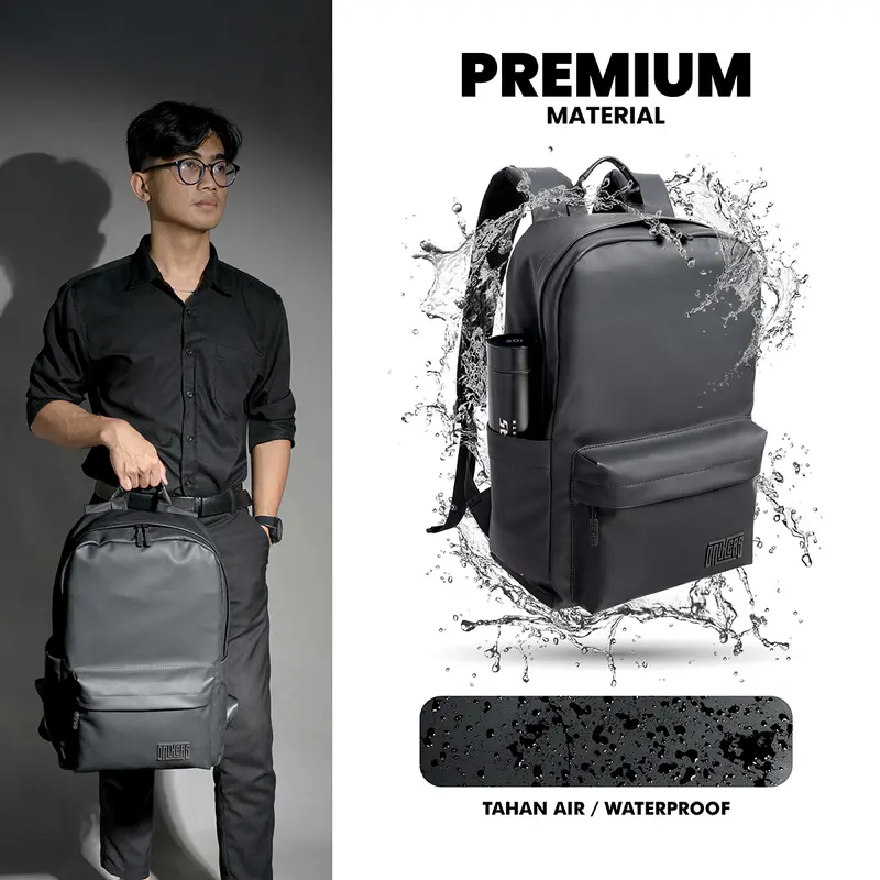 ONIXERS I Backpack SHAGA I Tas Laptop Ransel Pria I Dapper Bag Pria Wanita Anti Air Waterproof Premium I Backpack Sekolah Kantor Kerja Outdoor 4