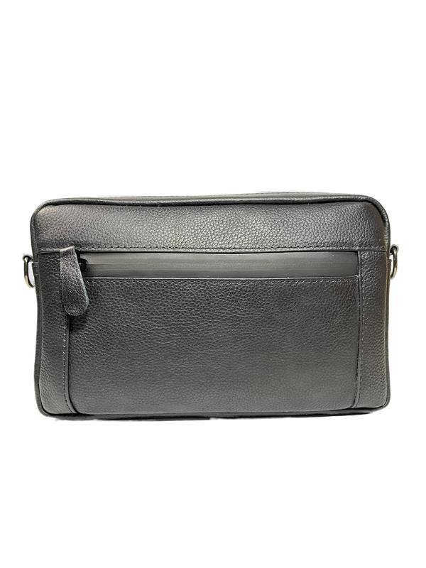 Kanasaku Clutch Genuin Leather KNS04 Kulit Sapi Asli Pria Hitam handbag weatherproof zips   bag 5