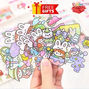 (FREE GIFT) STIKER LUCU DEKORASI HANDBOOK DIY