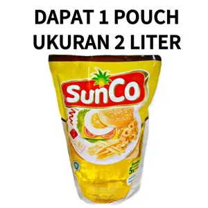 DAPAT 1 POUCH Sunco Minyak Goreng 2L Refill - Pouch 2 Liter