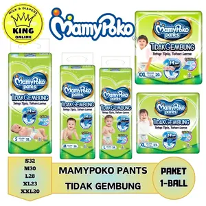 1-BALL MAMYPOKO PANTS SLIM TIDAK GEMBUNG S32/M30/L28/XL23/XXL20/KING ONLINE
