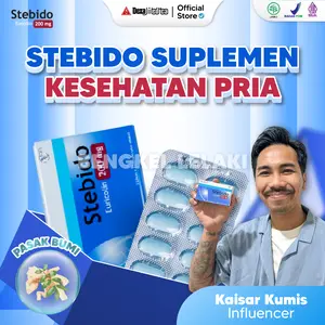 STEBIDO SUPLEMEN KESEHATAN UNTUK PRIA 1 BOX 30 TABLET BPOM & HALAL MUI