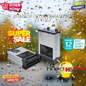 ADAPTOR / POWER SUPPLY SPX RAINPROOF HILED 24VOLT 6,25A (150WATT) BERGARANSI