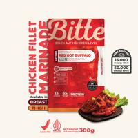 Gambar Red Hot Buffalo Chicken Fillet Marinade 300g - Bitte Food / Ayam Filet Marinasi Healthy Ready To Cook High Protein Low Calorie Low Fat No Hormones No Antibiotics - Breast / Dada dari Bitte Food Kota Administrasi Jakarta Pusat 3 Tokopedia