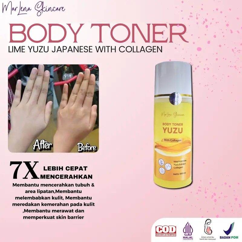 TONER LEMON YUZU WITH COLLAGEN  WHITENING BPOM 0