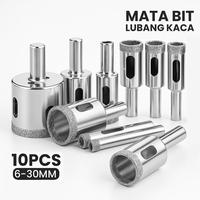 Gambar ALLEFIX Mata Bor Hole Saw 10 Pcs 6-30MM Ideal untuk Profesional dan DIY Alat Pengeboran Presisi dengan 10 Ukuran Berbeda - 6870 untuk Kaca & Marmer - 10 Pcs dari ALLEFIX Kota Surabaya 1 Tokopedia