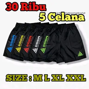 Paket 30 Ribu Dapatkan 5 Celana Pendek Kolor Sport Olahraga Pria WanitabUnisex Cocok Futsal Badminton Running Boxer