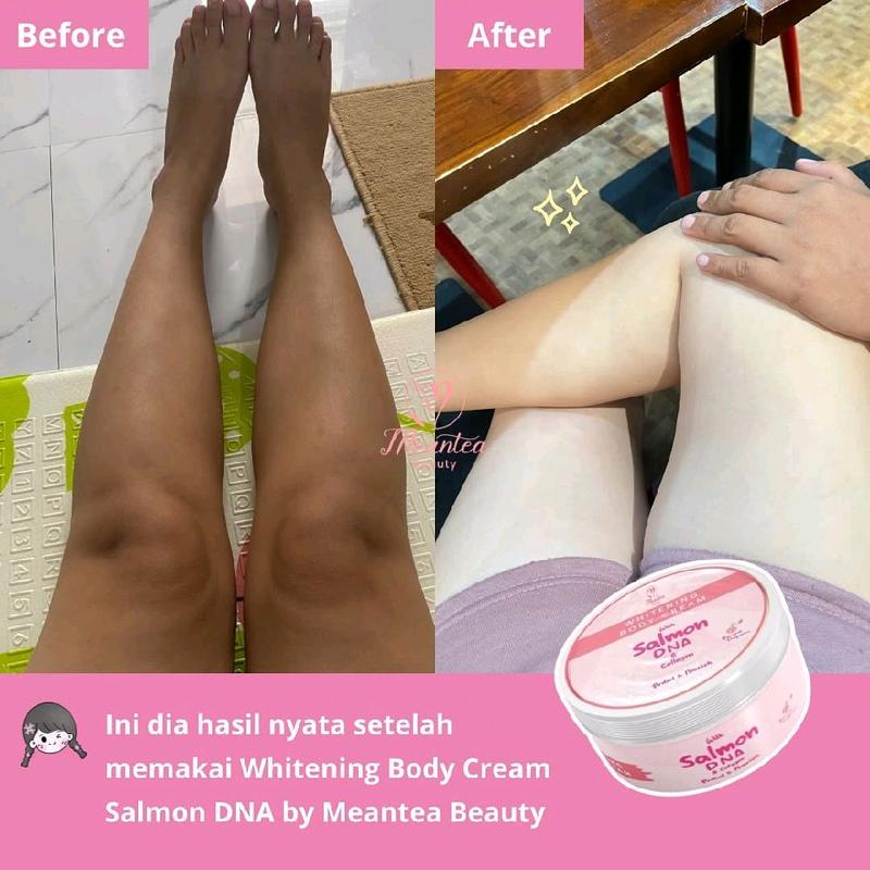 [Kemasan Baru] MEANTEA BEAUTY by Katya Skin Body Cream Whitening With Salmon DNA dan Collagen 4