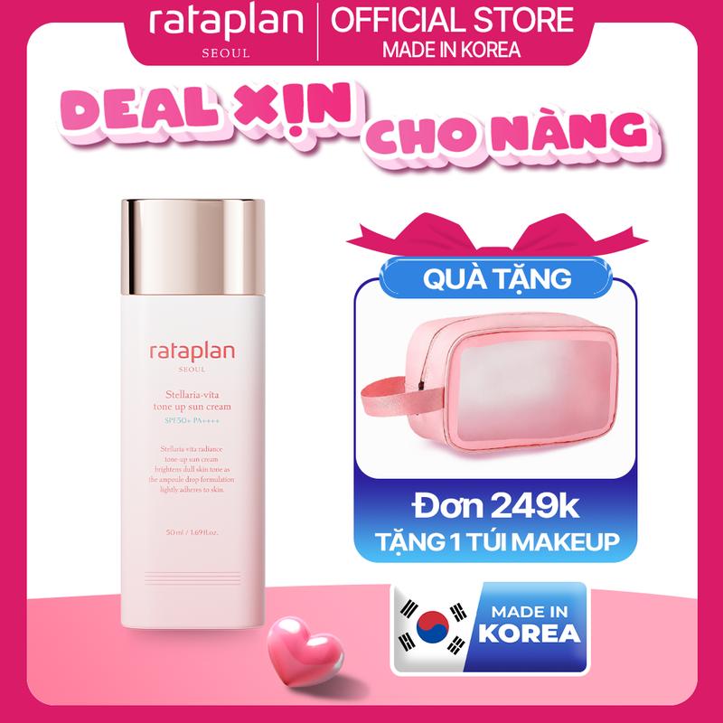 [TUN PHẠM] Kem Chống Nắng Nâng Tone Stellaria vita RATAPLAN Làm Sáng Da, Bảo Vệ Da Khỏi Tia UV 50ml