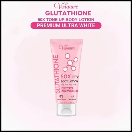 Legit】Venature Glutathione Body Lotion 50x Tone Up Ultra White Skin  Collagen With Glutathione Spf 50+