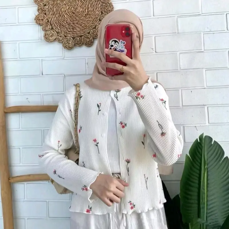 Ardner.id CARDIGAN CROP RAJUT MOTIF // CARDIGAN RAJUT KOREAN STYLE // ATASAN WANITA // CARDIGAN RAJUT CROP regular fushia 0