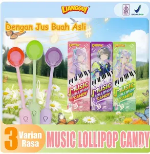 [HALAL] Permen Lollipop Musik , lollipop bernyanyi, disukai dewasa & anak-anak! Tersedia 2 rasa: stroberi, bluberi. Camilan favorit anak, lezat dan harga terjangkau. Cocok untuk Ramadhan & Lebaran, pilihan bagus untuk hadiah dan menjamu tamu.