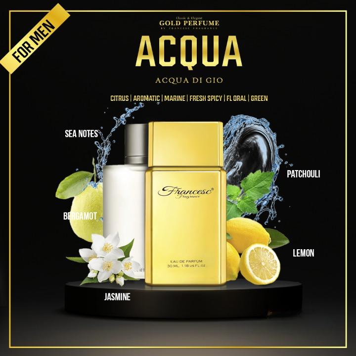 ACQUA Gold Perfume by Francesc Fragrance - TikTok Shop Malaysia