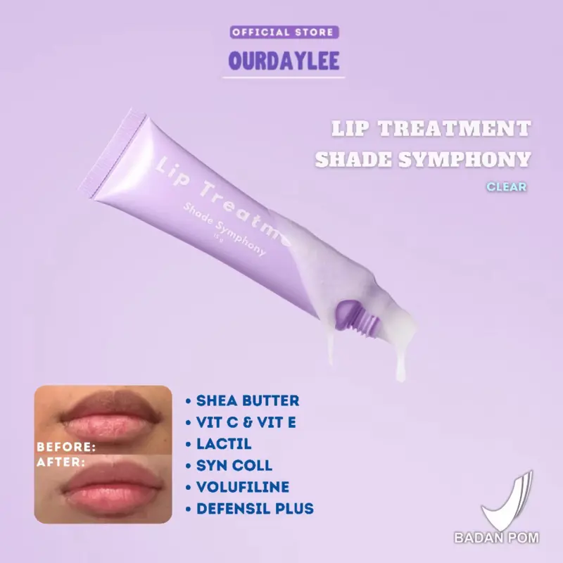 OURDAYLEE LIP TREATMENT SHADE RHAPSODY SYMPHONY LIP OIL LIP GLOSSY LIP SERUM BY OURDAYLEE 2