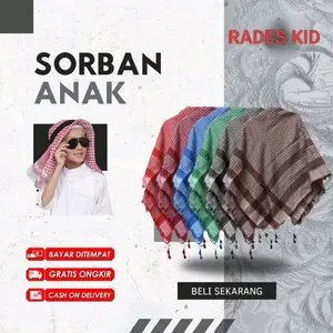 sorban anak bentuk segi tiga / sorban anak palestina