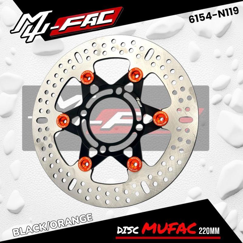 CAKRAM PIRINGAN DEPAN UK 220mm FULL CNC NEW EDITION UNIVERSAL MOTOR MIO VARIO BEAT MIO SOUL SCOOPY JUPITER MX DLL 5