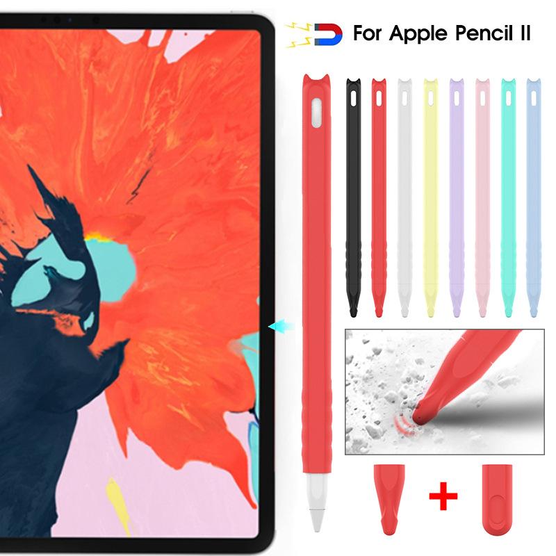 Product Introduction of Compatible for apple pencil case 2 gen non-slip case cover soft silicone Protective Case 25