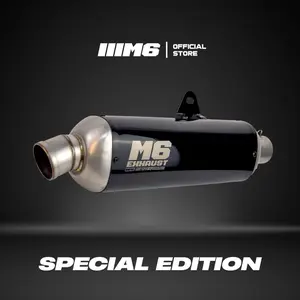 M6 RACING silincer TIPE OVAL-R knalpot racing