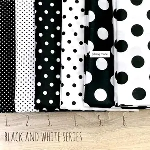 BAHAN KAIN KATUN JEPANG METERAN – BLACK & WHITE SERIES | PILIANG MODE