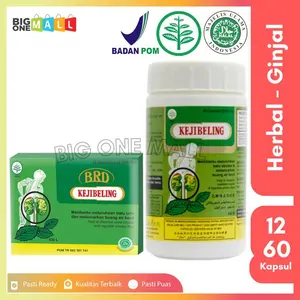 Borobudur Herbal KEJIBELING, Ekstra Daun Keji Beling, Jamu Batu Ginjal