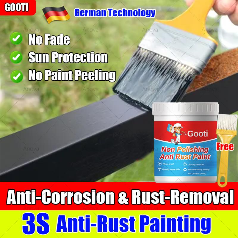 No Need to Polish 2 in 1 Rust Converter Anti Rust Paint for Metal ...