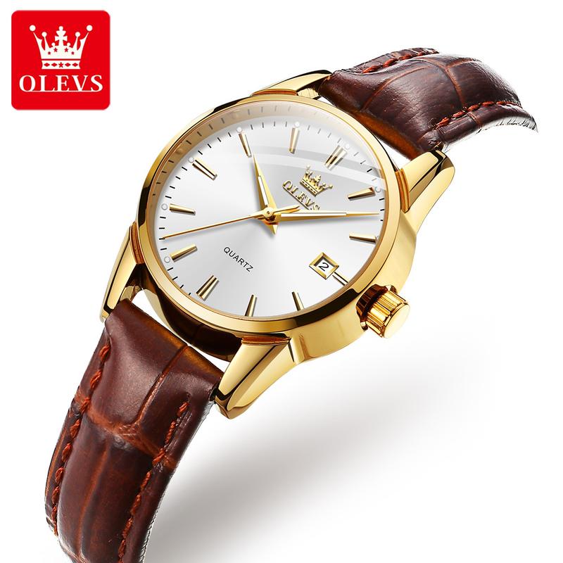 OLEVS #6898 Fashion Casual Women Quartz Watch Waterproof Watch Top Brand Luxury Simple Business Sports Wristwatches For Ladies Girls Students Female Gift 8