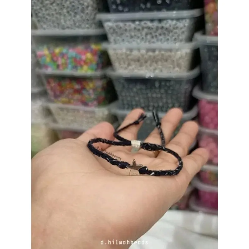 Gelang Couple Bintang | Gelang Couple Benang Serut 2