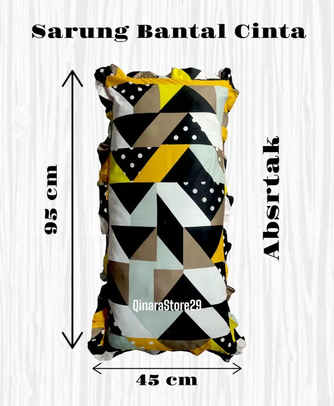 TERMURAH Sarung Bantal CINTA JUMBO RENDA Ukuran 45x95cm Motif Terbaru Bahan Katun Polymicro Halus Gambar Tidak Luntur 5