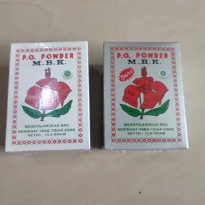 Per Box - Bedak MBK Silver / Putih @isi 12 sachet Powder Wajah