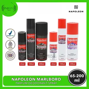 Parfum Deodoran Marlboro Napoleon (200ML/100ML/65ML) - Hitam dan Putih