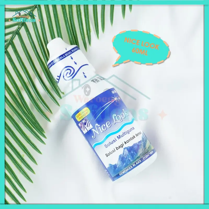 Cairan Pembersih Softlens  NICE LOOK 60ml 2