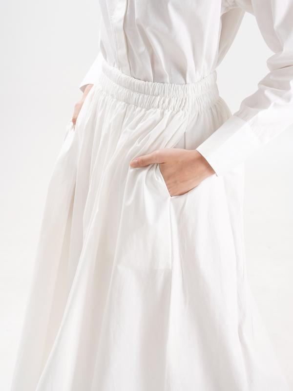SWHeart - Seiza Skirt Rok Wanita Kekinian Panjang Midi 7
