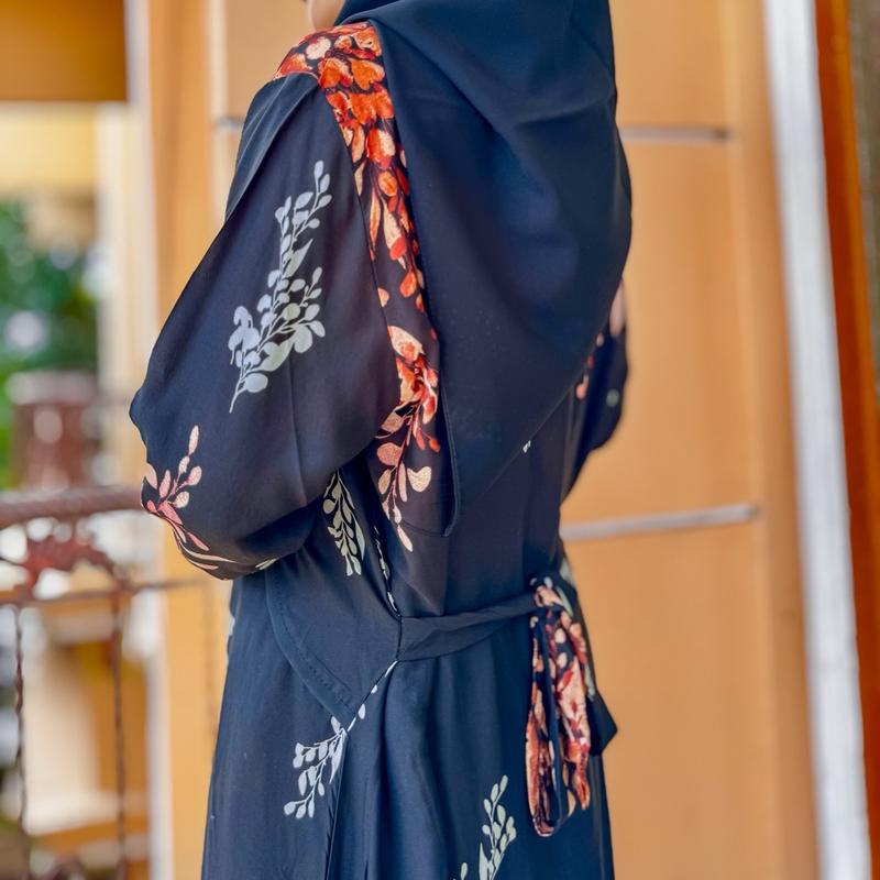 Cherria.Co Gamis Kode LIVE Mewah Cherria Ld 110/120 Dress Muslim Wanita Balon Cantik gamisabaya 1