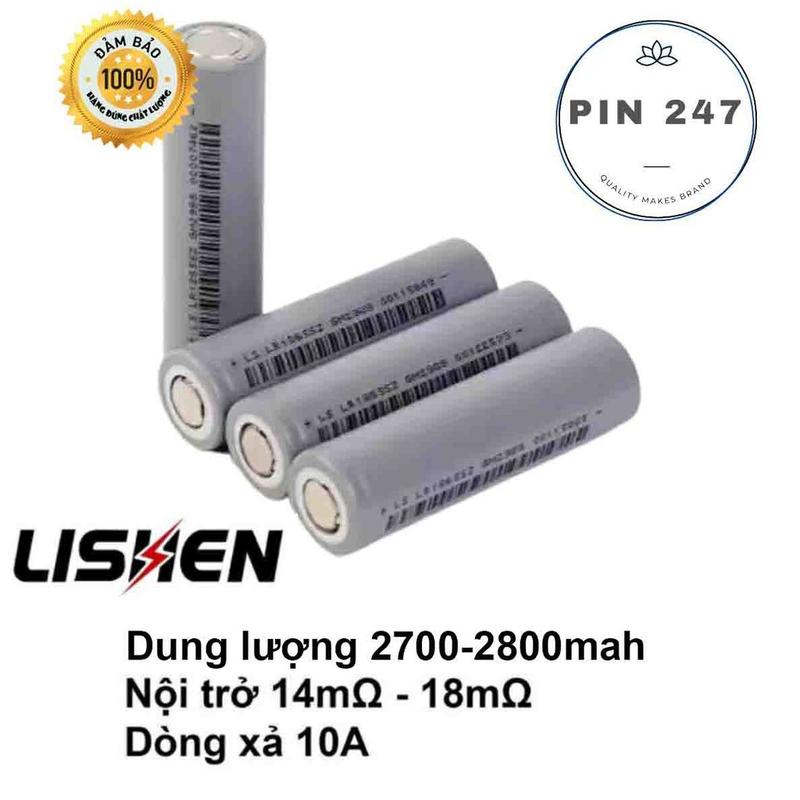 Cell Pin Lishen xám 5c dung lượng cao SIÊU BỀN LSXvc6b1cv12b12cbg5f