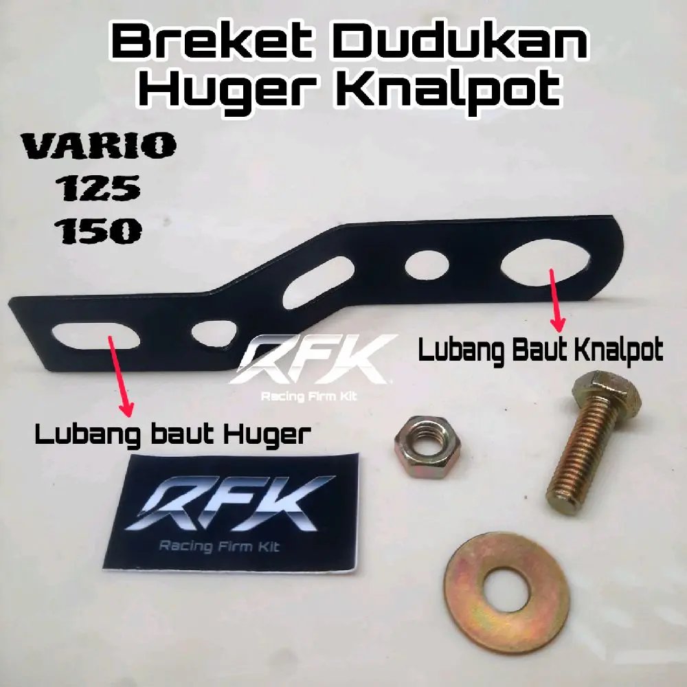 Breket Bracket Dudukan Sambungan Huger Airblade Vario 125 150 Motorcycle PNP Free Baut Mur