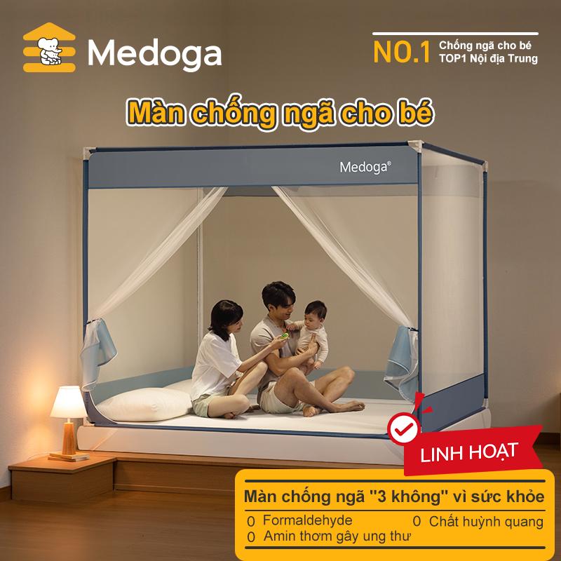   Tiêu Chuẩn  Màn Chống Ngã Medoga Đai Thun 3cm | Cửa Chữ  T và Cửa Chữ U | Đáy Mùng Phủ Kín Lưới | Mùng Khung Vuông | Chống Muỗi | Chắn Giường | Chống Ngã Giường | Không Khoan Tường | Chống Lật Cho Bé Yêu Con Cưng | Khung Sắt Chắc Chắn | Chất Liệu An Toàn 