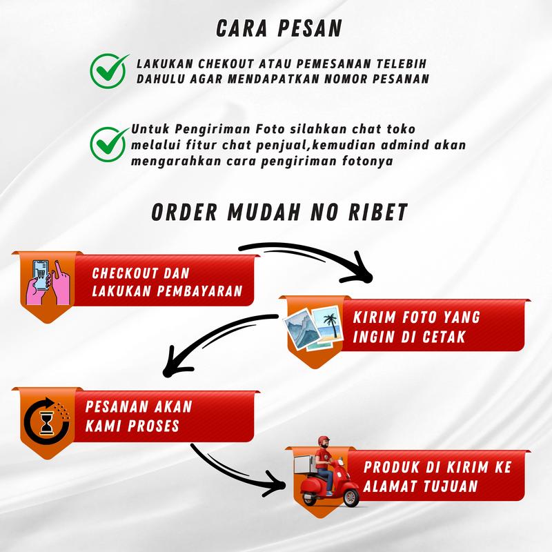 CETAK FOTO CUSTOM 1 PCS 12R 30X40 CETAK FOTO DENGAN BINGKAI MDF Dipasang di Dinding Modern 4